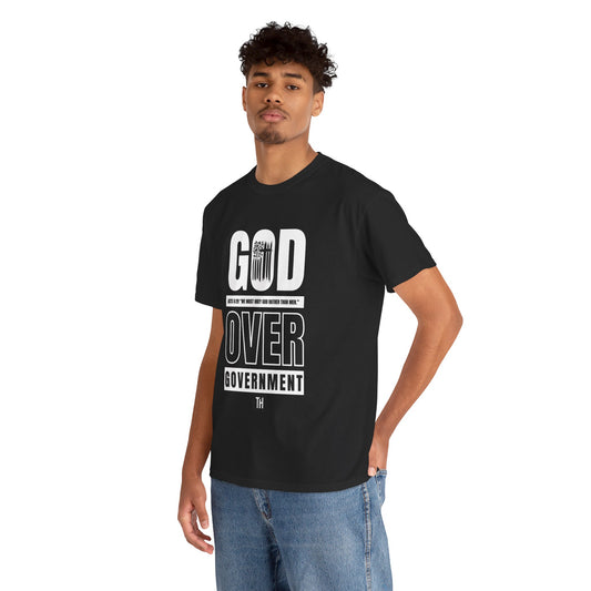 God Over Government Cotton Tee